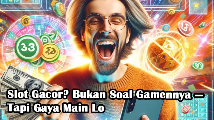 Slot Gacor? Bukan Soal Gamennya — Tapi Gaya Main Lo
