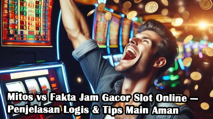 Mitos vs Fakta Jam Gacor Slot Online — Penjelasan Logis & Tips Main Aman