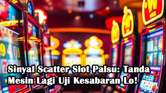 Sinyal Scatter Slot Palsu: Tanda Mesin Lagi Uji Kesabaran Lo!